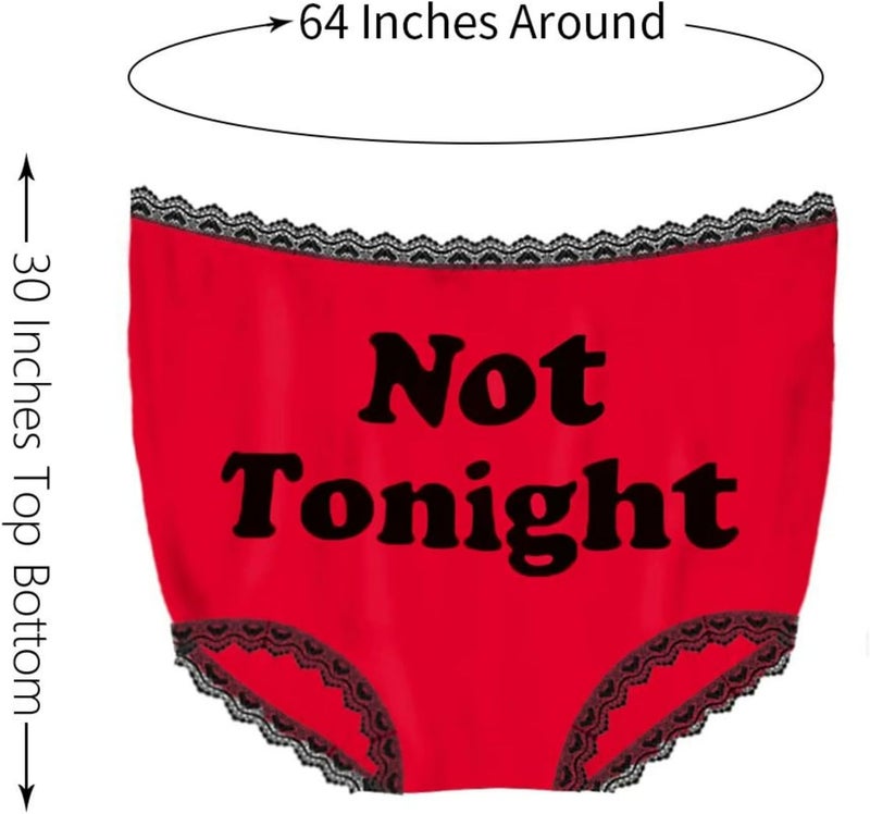 YYDeYi Bridal Gag gift Funny Oversized Novelty Underwear Giant Granny Panties for Halloween Bride Wedding Game for Women Men - Image 5